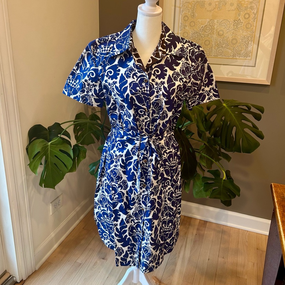 Vintage Trina Turk Shirt Dress size 10
